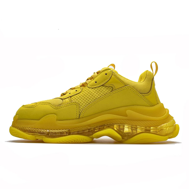 Men's Balenciaga Triple S Yellow Sneakers