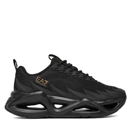 Men's EA7 Infinity Venom Black & Gold Sneakers