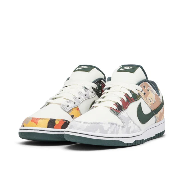 Men's Nike Dunk Low SE Sail Multi-Camo Shoes