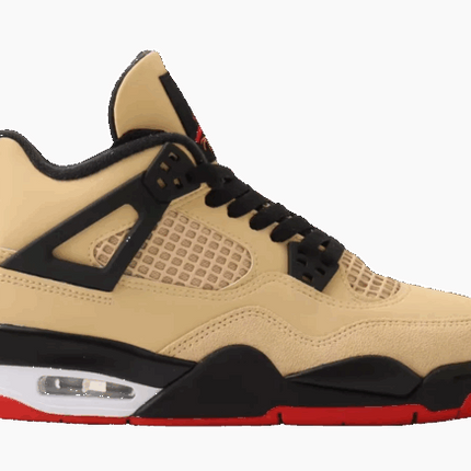 Men's Nike Air Jordan 4 Sesame Black Shoes