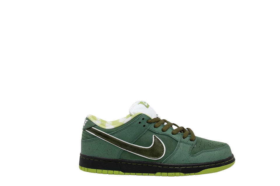 Men's Nike Concepts x Dunk SB Low Green Lobster Shoes