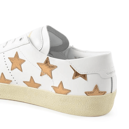 Men's Saint Laurent Court Classic SL06 Gold Sneakers