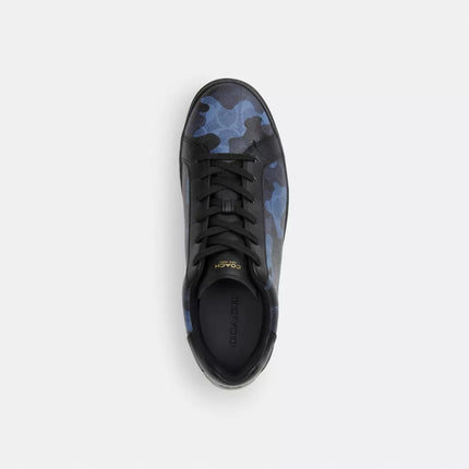 Men's COACH High Line Blue Camo Sneakers