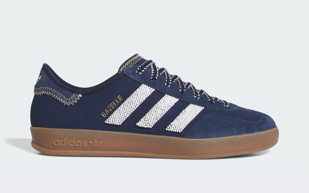 Men's CLOT x Adidas Gazelle OG Collegiate Navy Shoes