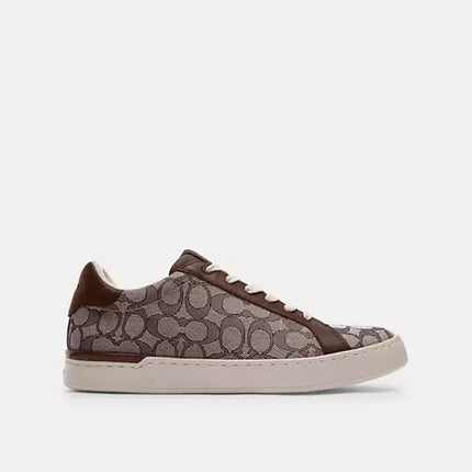 Men's Coach Clip Low-Top Skateboard Maple Sneakers