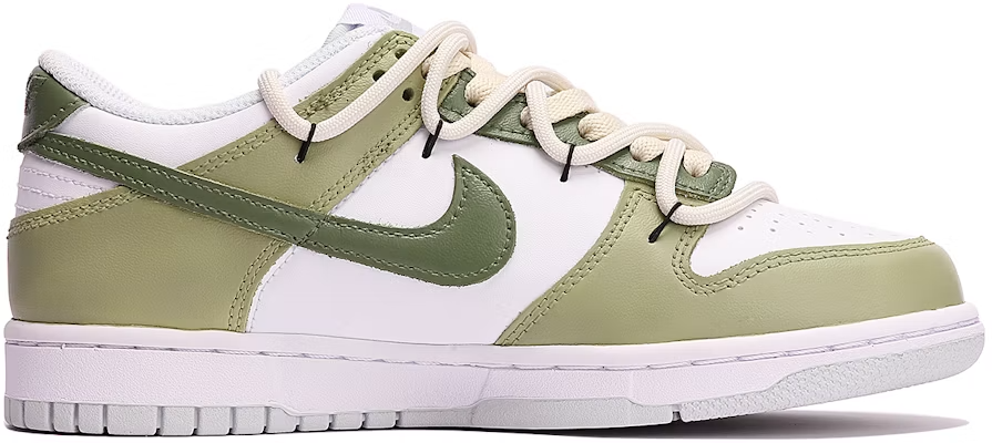 Men's Nike Dunk Low Deconstructed White-Green Shoes