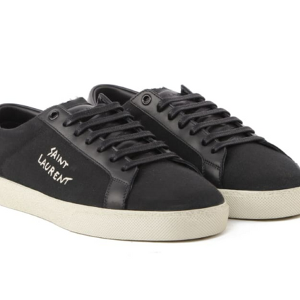 Men's Saint Laurent Court Classic SL06 Black Sneakers