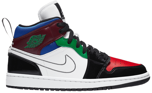 Men's Nike Air Jordan 1 Mid SE Multicolor Shoes