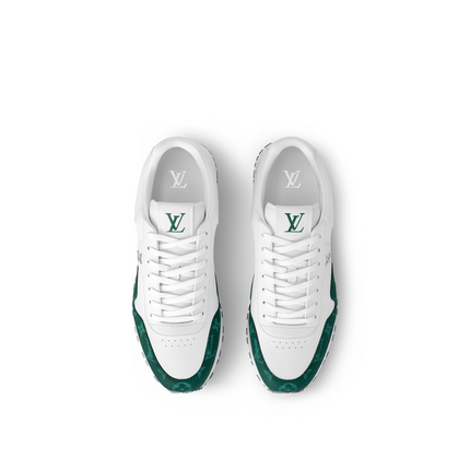 Men's Louis Vuitton Run Away Green Sneakers