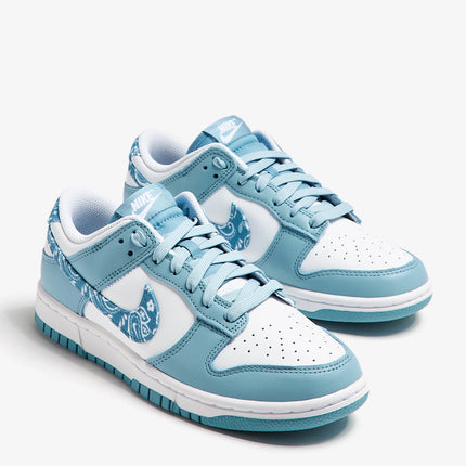 Men's Nike Dunk Low Blue Paisley Shoes