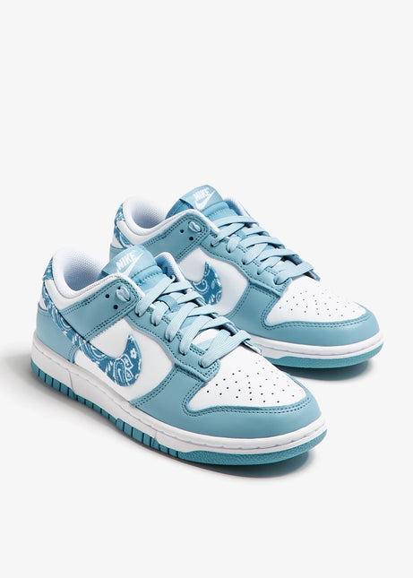 Men's Nike Dunk Low Blue Paisley Shoes