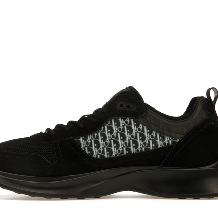 Men's Dior B25 Runner Black Green Sneakers