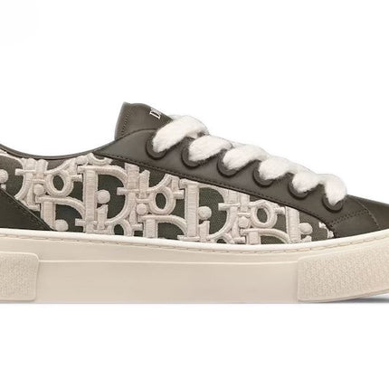 Men's Dior B33 Runner Khaki Sneakers