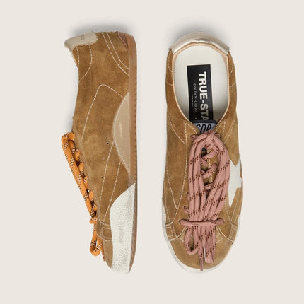 Men's Golden Goose Deluxe Brand Super-Star Tobacco Sneakers