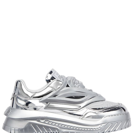 Men's Versace Odissea Trainers Silver Sneakers