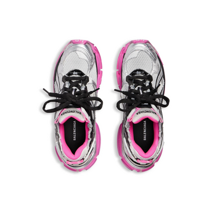 Men's Balenciaga Runner Silver Pink Shoes