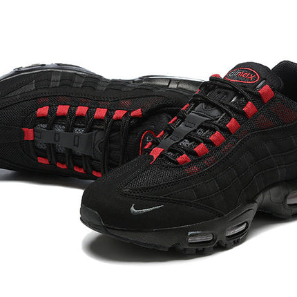Men's Nike Air Max 95 Black Team Crimson Shoes