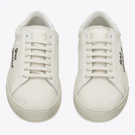 Men's Saint Laurent Court Classic SL06 White Sneakers