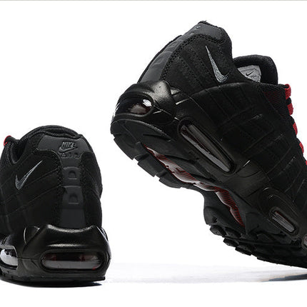 Men's Nike Air Max 95 Black Team Crimson Shoes