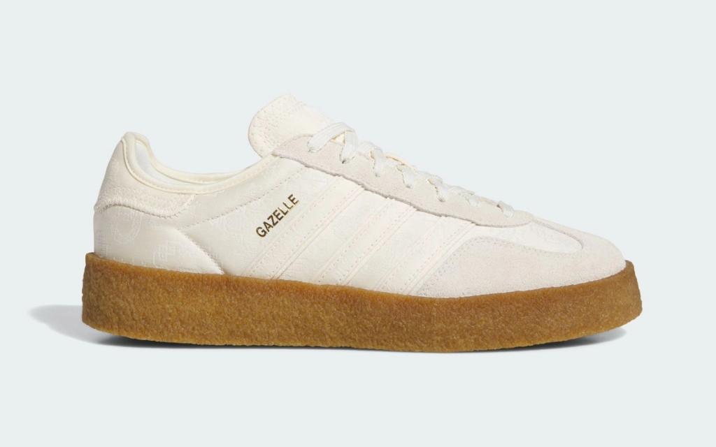 Men's CLOT x Adidas Gazelle Crew White Shoes