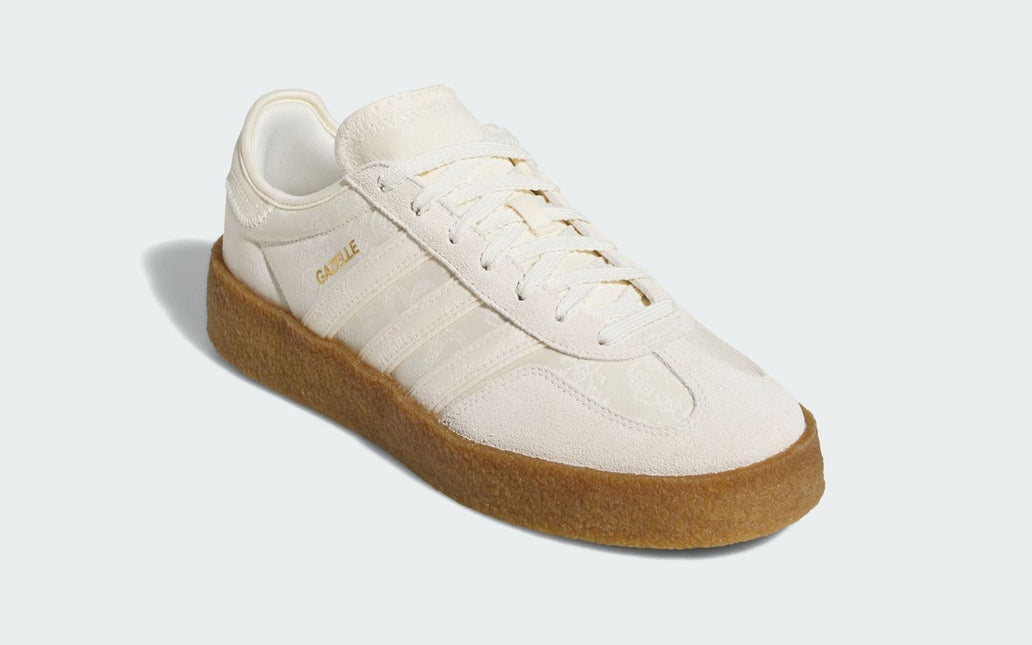 Men's CLOT x Adidas Gazelle Crew White Shoes