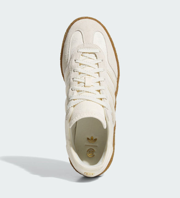 Men's CLOT x Adidas Gazelle Crew White Shoes
