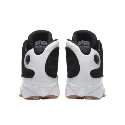 Men's Nike Air Jordan 13 Black White Gum Shoes