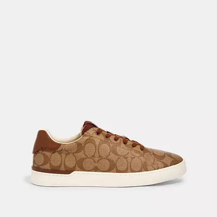 Men's Clip Low Top Khakisaddle Sneakers