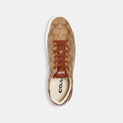 Men's Clip Low Top Khakisaddle Sneakers