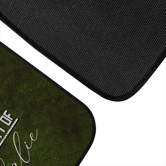 Car mats Personalized Gift, Upload photo classic car, Flag USA Custom name & year