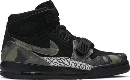 Men's Air Jordan Legacy 312 High Black Camo Green Shoes