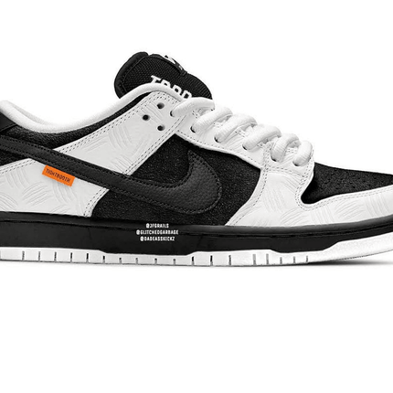 Men's Tightbooth x SB Dunk Low Black And White Shoes