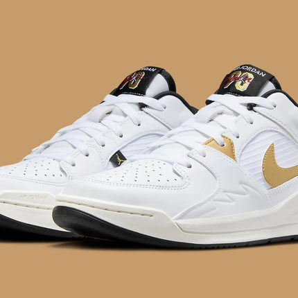 Men's Air Jordan Stadium 90 White Gold Shoes