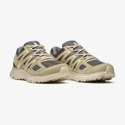 Men's Salomon X-Mission 4 Suede Pewter And  Moss Gray Shoes