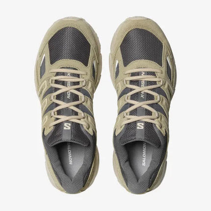 Men's Salomon X-Mission 4 Suede Pewter And  Moss Gray Shoes