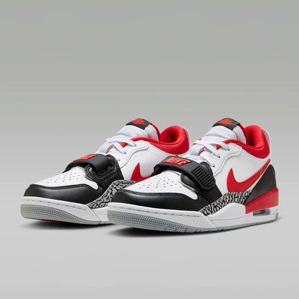 Men's Air Jordan Legacy 312 Low White Black Wolf Grey Shoes