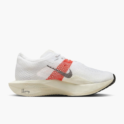 Men's Alphafly 3 In White And Chile Red Shoes