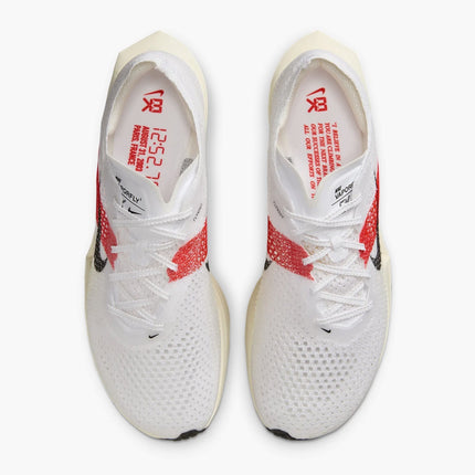 Men's Alphafly 3 In White And Chile Red Shoes