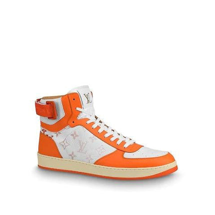 Men's LV Louis Vuitton Rivoli Sneaker Boot Shoes V2