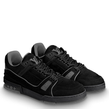 Men's LV Louis Vuitton Trainer Low Top Sneaker Boot Shoes V9
