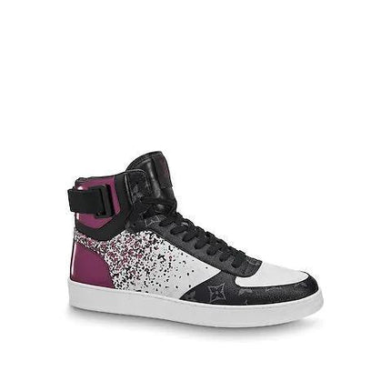 Men's LV Louis Vuitton Rivoli Sneaker Boot Shoes V6