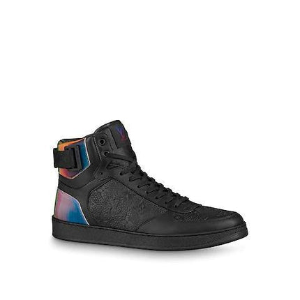 Men's LV Louis Vuitton Rivoli Sneaker Boot Shoes V3