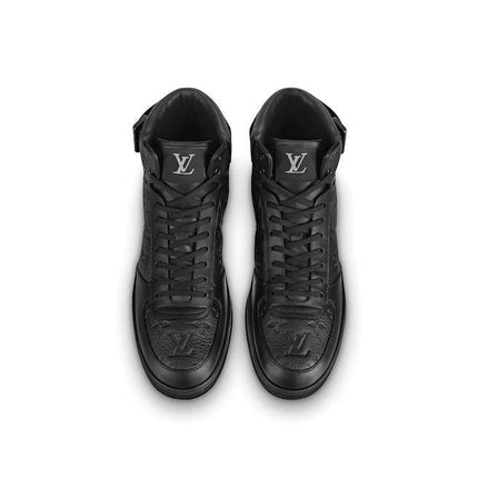 Men's LV Louis Vuitton Rivoli Sneaker Boot Shoes V9
