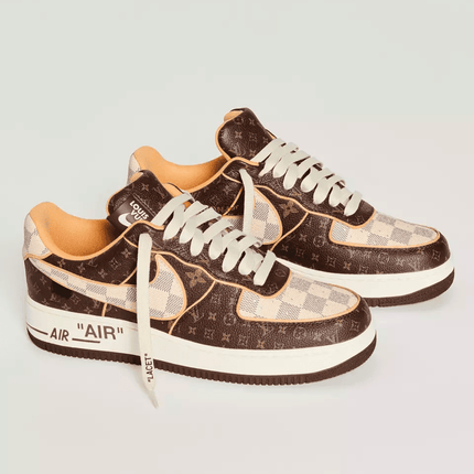 Men's Air Force 1 Low x Louis Vuitton Brown Shoes