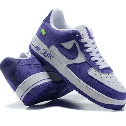 Men's Air Force 1 Low x Louis Vuitton Purple Shoes