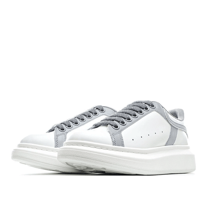 Men's Alexander MCQueen Oversized Sole Leather Sneakers Shoes V9