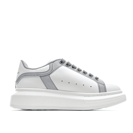 Men's Alexander MCQueen Oversized Sole Leather Sneakers Shoes V9