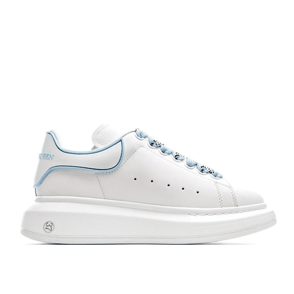 Men's Alexander MCQueen Oversized Sole Leather Sneakers Shoes V10