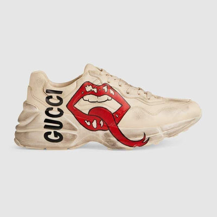 Men's Gucci Rhyton Mouth Print Sneaker Shoes