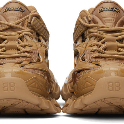 Men's Balenciaga Track 2.0 Open Sneaker In Camel